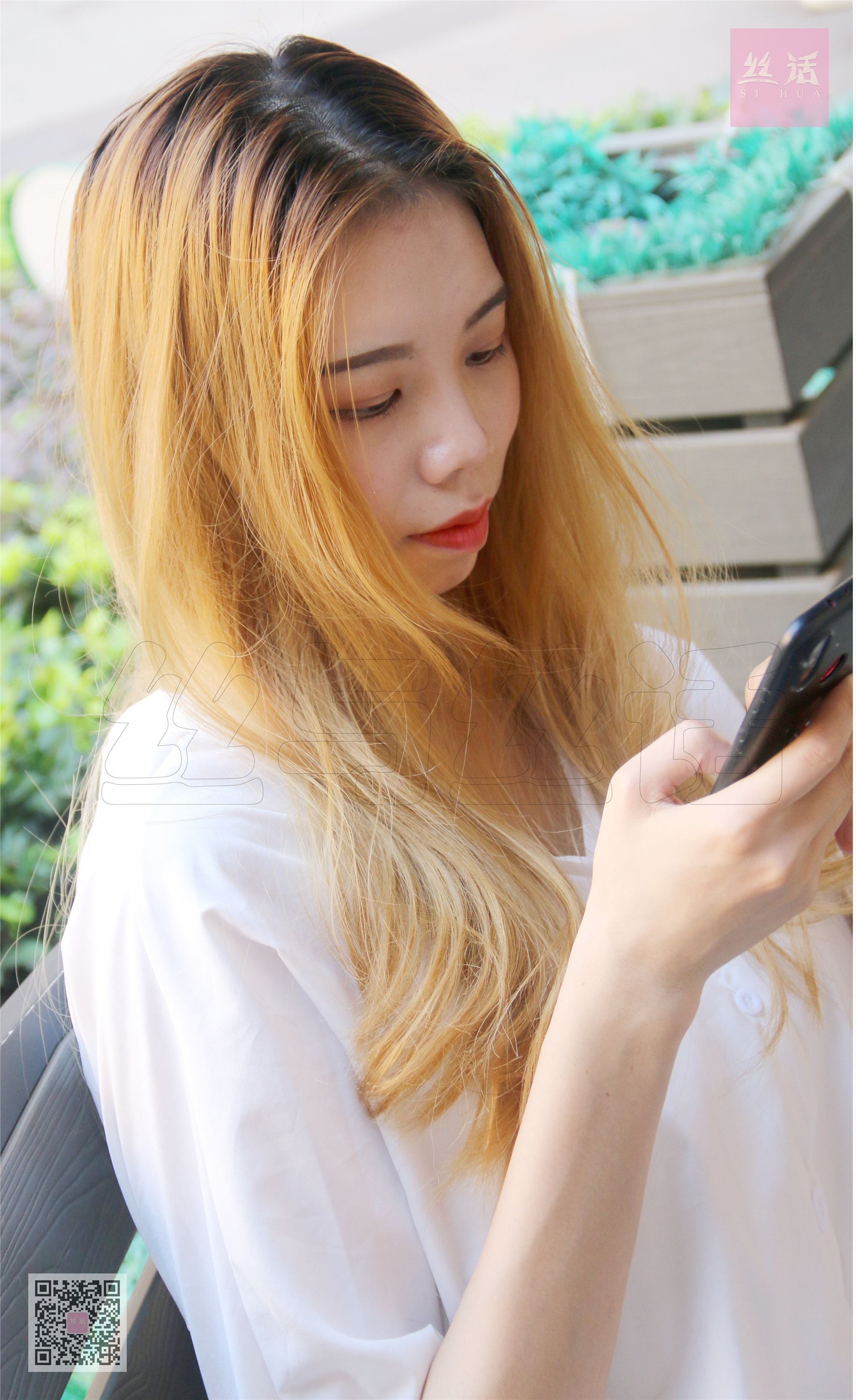 SiHua思话  SH006 婧娴 步行街偶遇库里斯